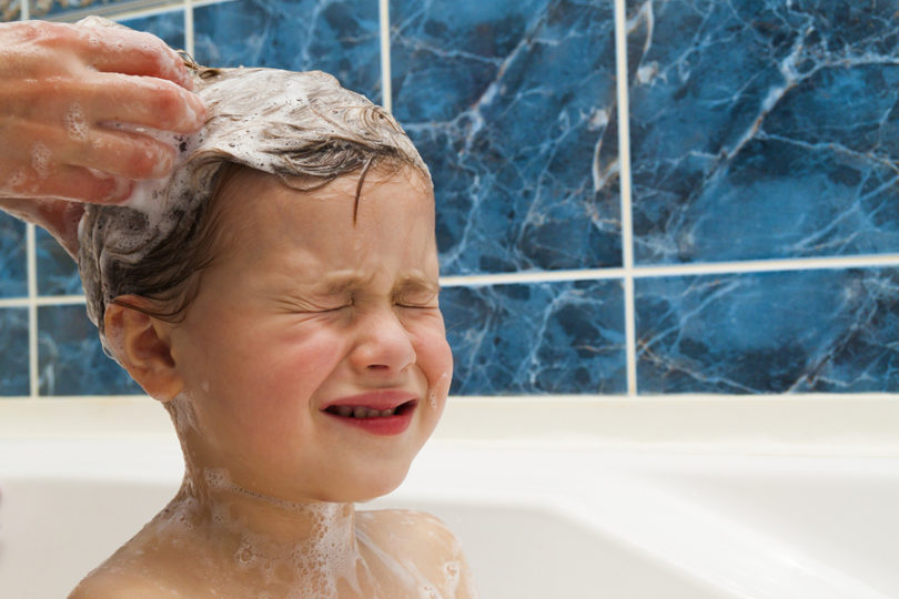 how old is too old to shower with your child
